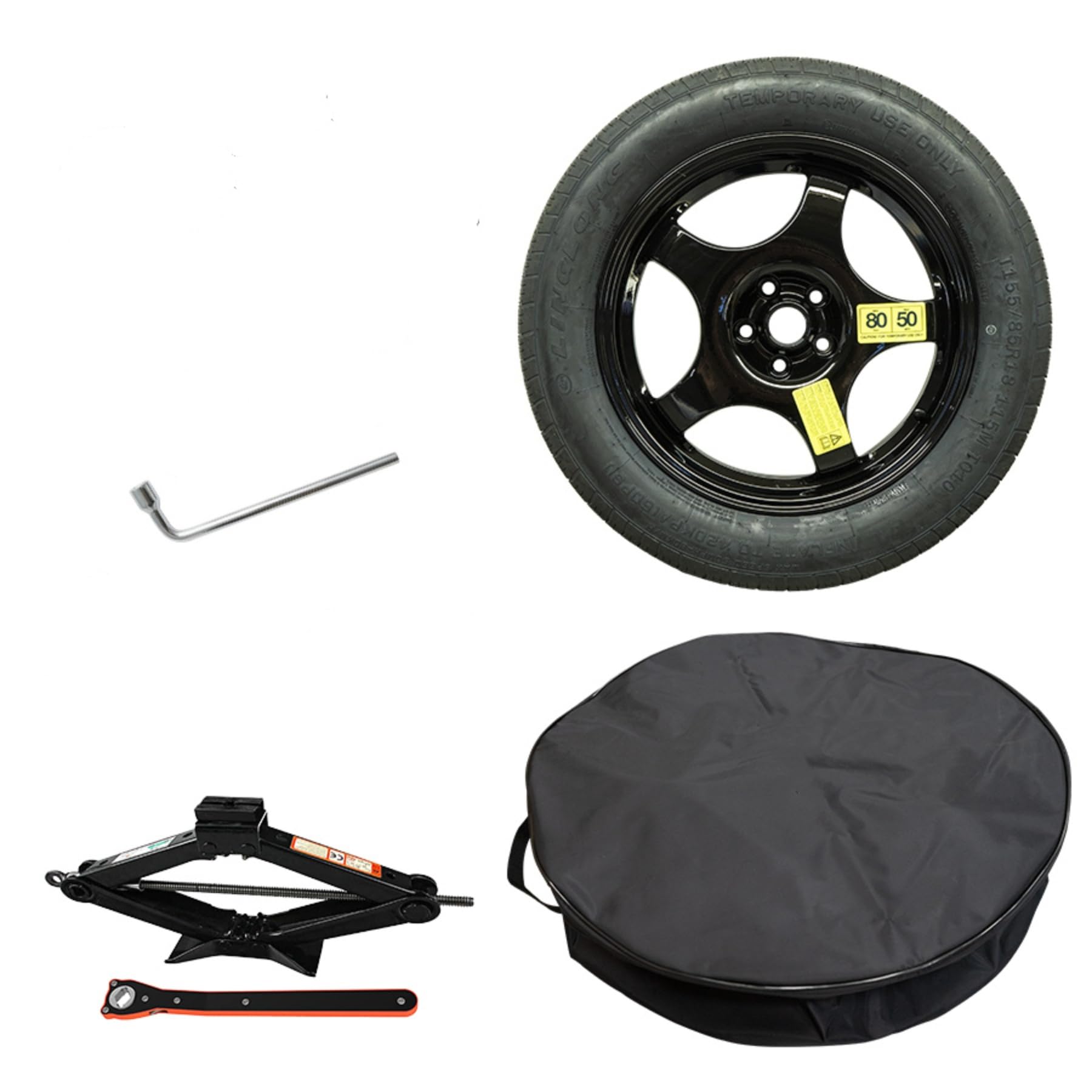 Tesla Model Y Koło Zapasowe 19" D'angelo Kit Ruotino di Scorta 155/80r19