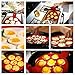 New Upgrade Pancake Molds Ring Fried Egg Mold Reusable Silicone Non Stick Pancake Maker Egg Ring Quickly Make a Cake for You to Save Valuable Time(Red) LIBERHAUS