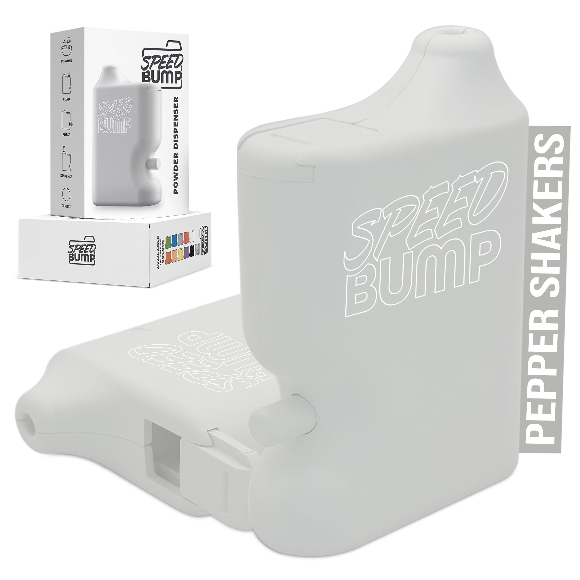 Portable Pepper Shaker (White)- Versatile SnuffBulletSniffer, Multi Functional PowderSniffer SnortingKit for Easy Use, Convenient BulletSpiceSniffer