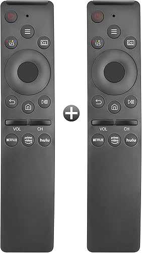 Paquete de 2 unidades de control remoto de repuesto para Samsung-Smart-TV, compatible con todos los televisores inteligentes Samsung LED QLED UHD