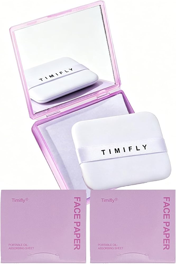 Oil Blotting Sheets with Mirror, 300 Pcs