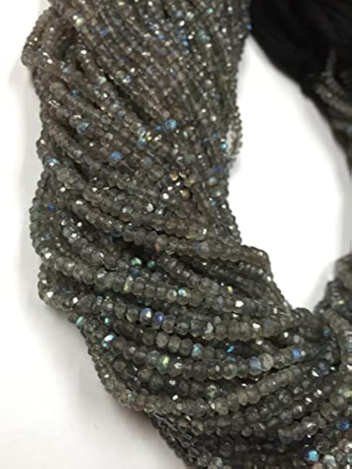 Perles labradorite de 3mm en lot de 5 fils pour offrir un kit bijoux personnalisé