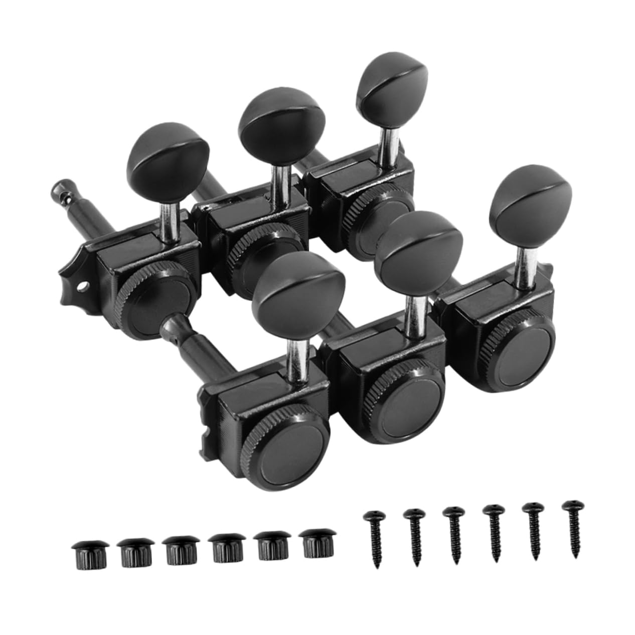 TOYANDONA 1 Set Ergonomic Guitar Tuning Pegs Durable Machine Heads for Electric Guitars Enhanced Comfort Unique Antique Style for Musicians of All Levels