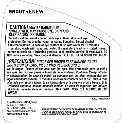 Fila Filagrout Net 24 Oz, Grout Cleaner For Tile Floors, Ceramic Tile And Porcelain Tile, Non-Acid And Biodegradable #TOP3
