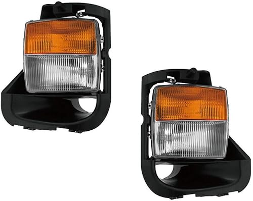 KarParts360 Para 2004 2005 2006 2007 Cadillac CTS Señalluz antiniebla, par de montaje del lado del conductor y del pasajero con bombillas sustituye