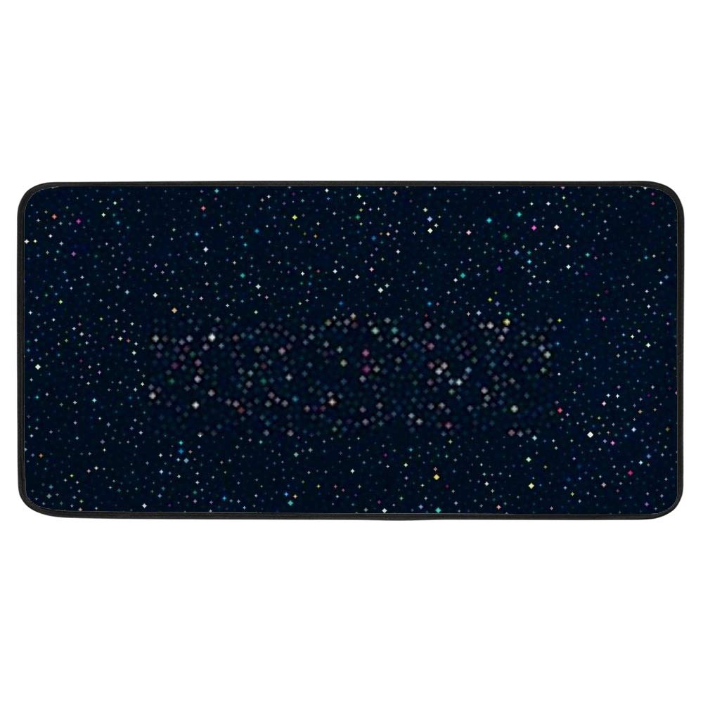 Tapis de cuisine à pois colorés pour un espace super confortable