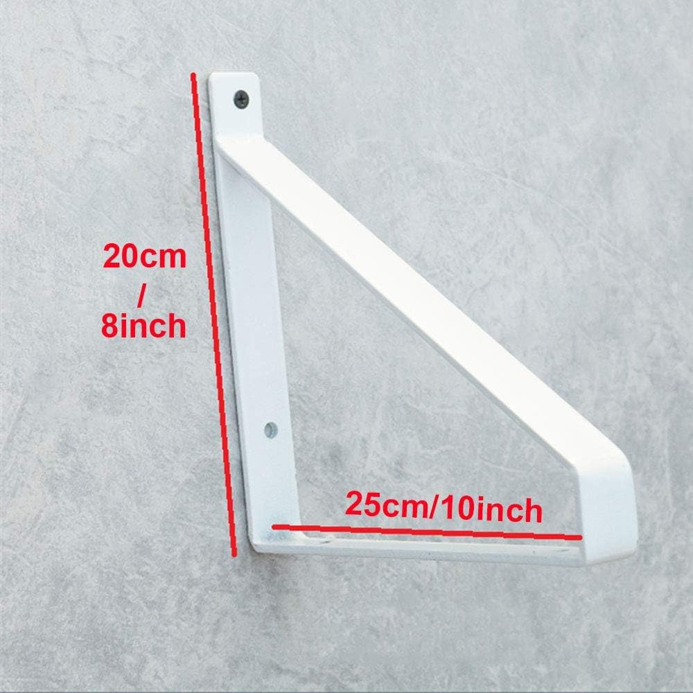 Metalowe trójkątne wsporniki półek, wsporniki ścienne do półek, 30 cm, solidne złote wsporniki do dekoracji wnętrz, łatwy montaż na pływających półkach