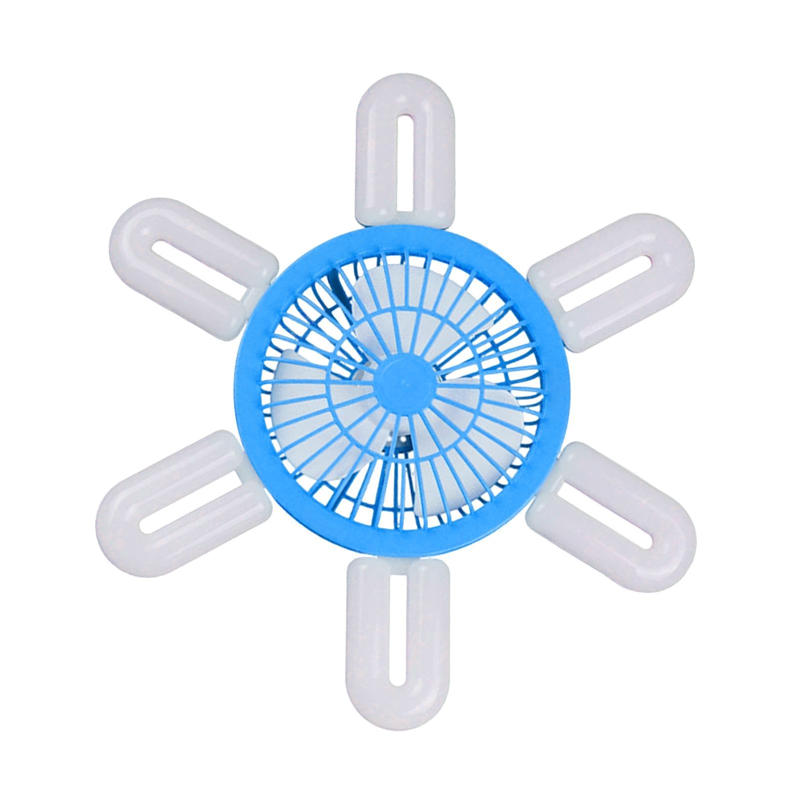 E27 Socket Fan Light Small Ceiling Fan Light for Living Room Balcony Bedroom Blue |Home & Garden | Lamps, Lighting & Ceiling Fans | Light Bulbs-image-48