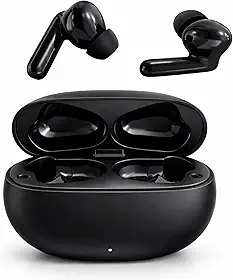 Fone de Ouvido Bluetooth Sem Fio, TWS Bluetooth 5.4, Microfone Embutido, Ergonômico para Academia, Trabalho e Ligações, Compatível com iPhone, Android, Windows e Xiaomi