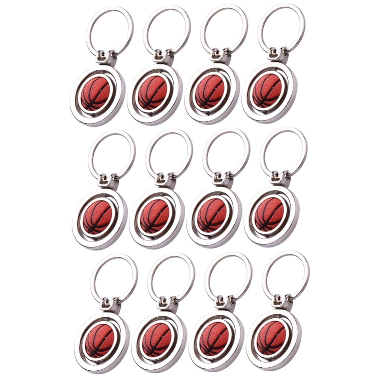 COLLBATH 12pezzi Portachiavi Basketball Accessori Creativi Per Chiavi e Ragazze