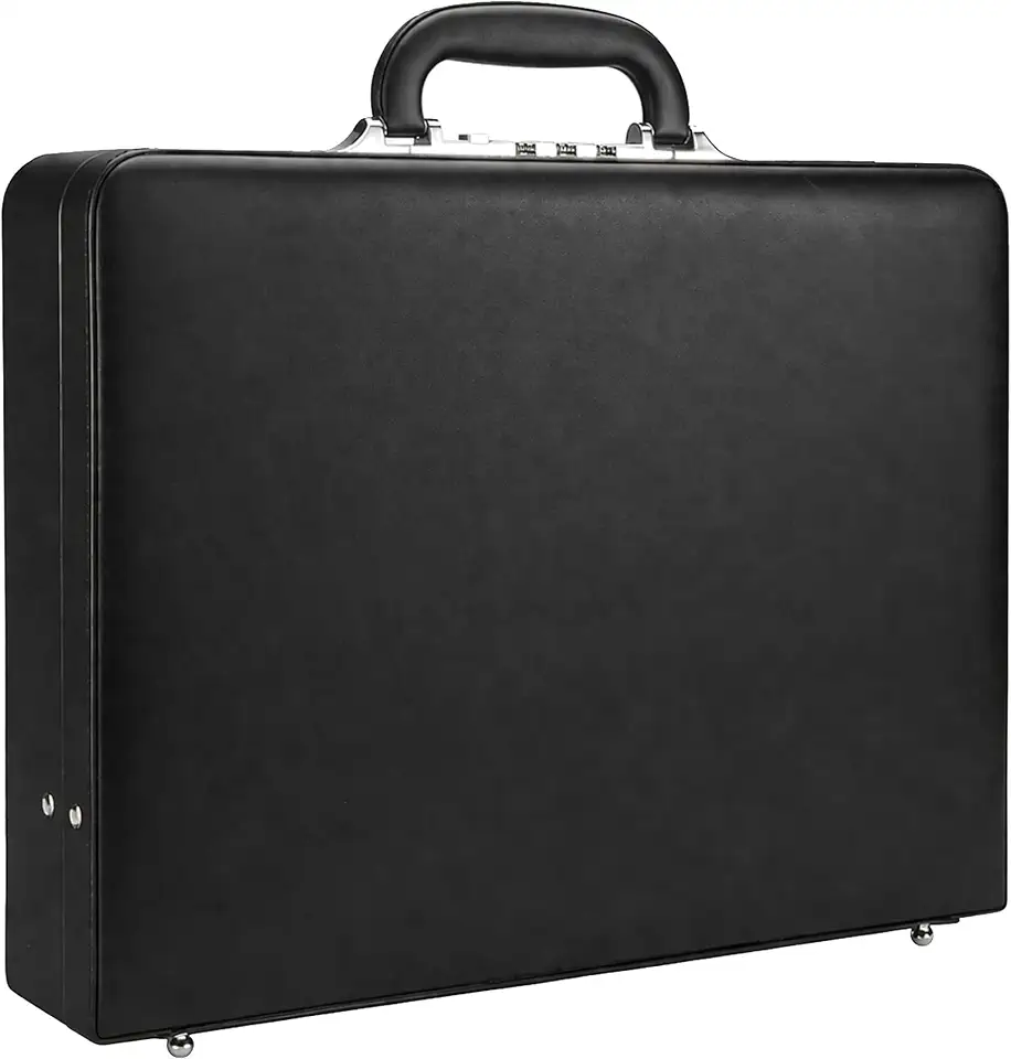HAESTUS Professional Leather Briefcase with Lock