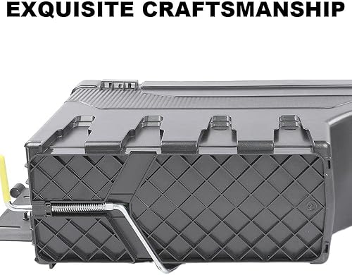 Miniatura 5 de PIT66 Caja de herramientas con cerradura para caja de camión, compatible con Ford F250 F350 Super Duty 2017-2023, juego de cajones y caja de