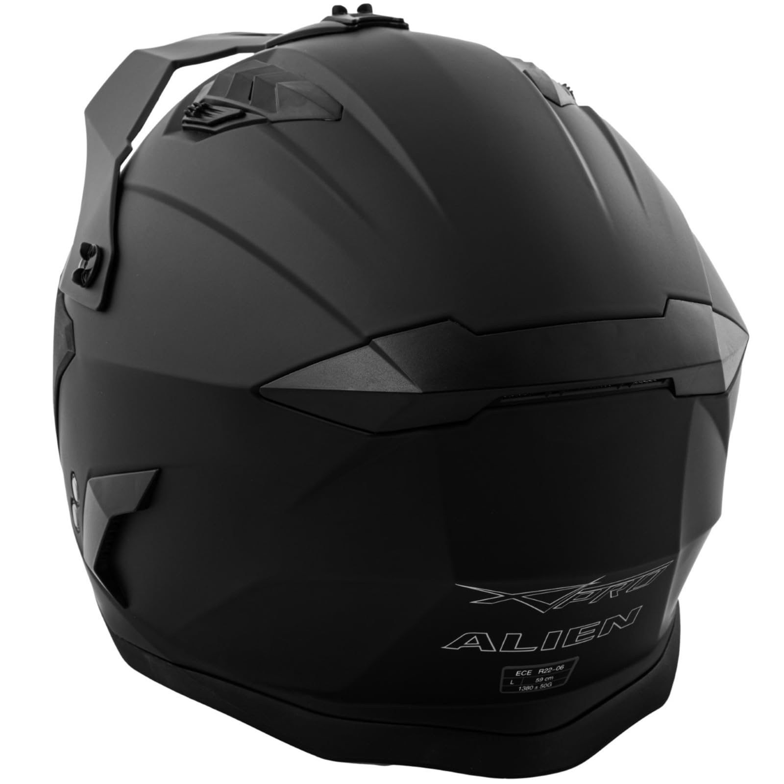 Casco Moto Jet Cafe Racer Omologato ECE 22-06 - Verde Opaco, Visiera Parasole, Taglia XS (53-54 Cm) - 2
