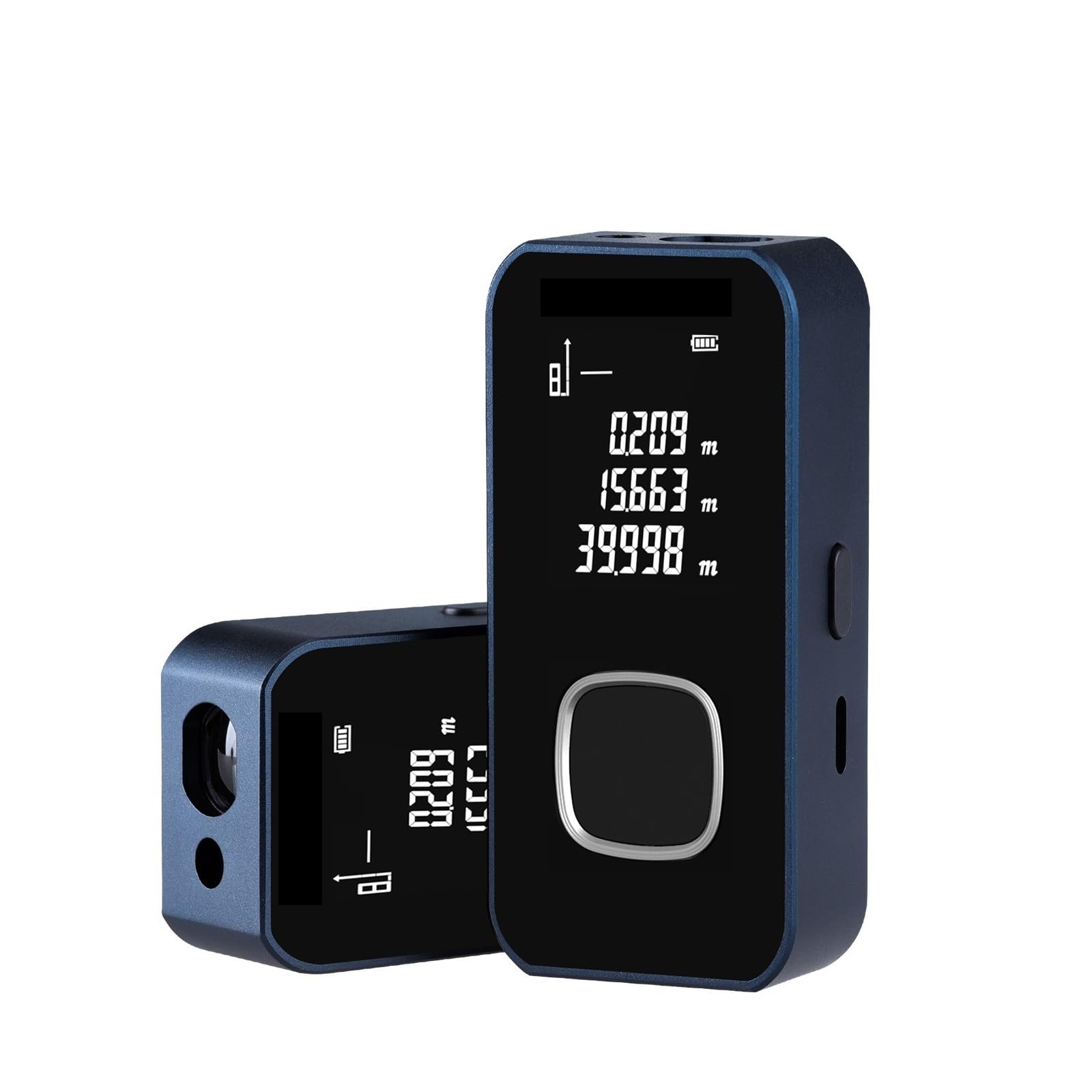 Medidor De Distancia Telémetro Mini Cinta Métrica Herramienta 40m 50m 60m Regla Prueba Telémetro Digital(24A)