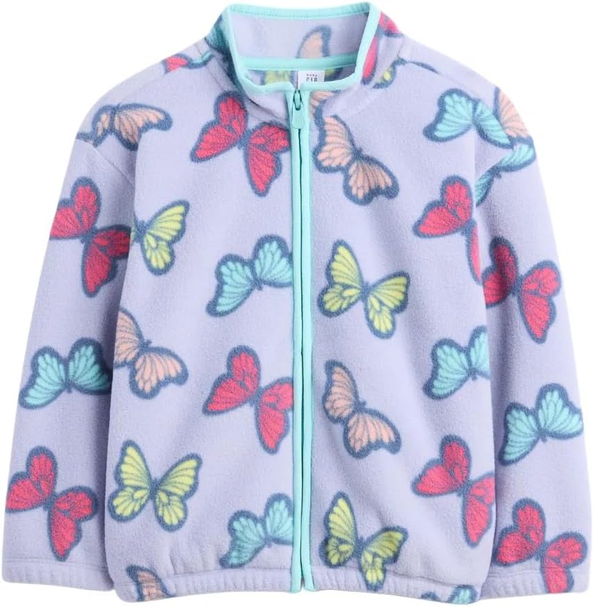 GAP Baby Girls' Fleece Full Zip