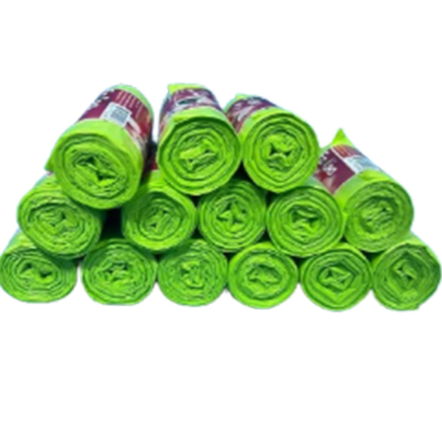Bolsa de basura Pistacho 55x60 de 30 litros, autocierre, Paquete 15 unidades (56)