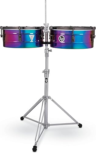 Miniatura 5 de Latin Percussion Tony Succar Signature Timbale - Rainbow Chrome - Hardware cromado negro