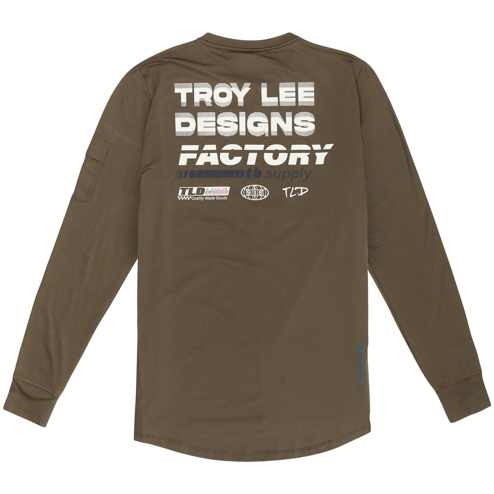 Troy Lee Designs Ruckus Long Sleeve Ride TEE; Factory Caper MD