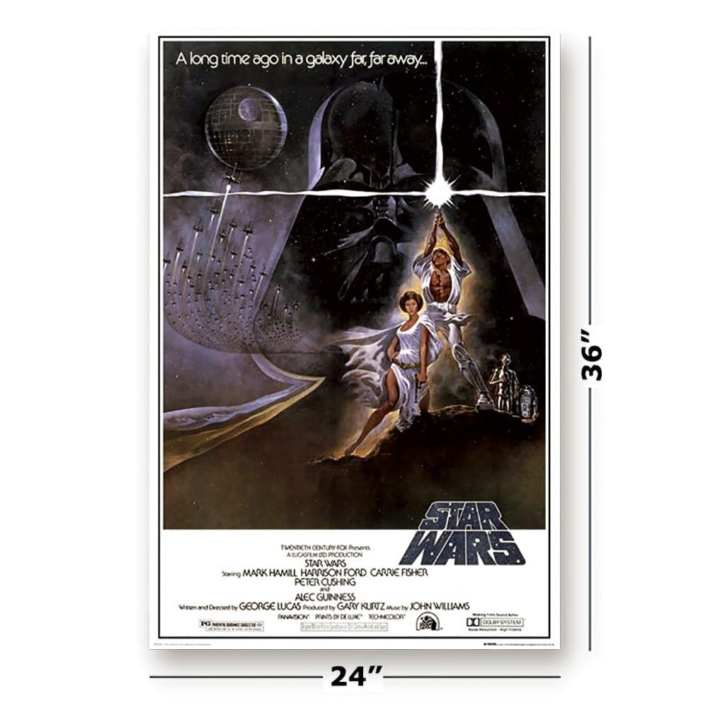 Star Wars: Episode IV - A New Hope - Movie Poster (Style C) (Size: 24 X 36