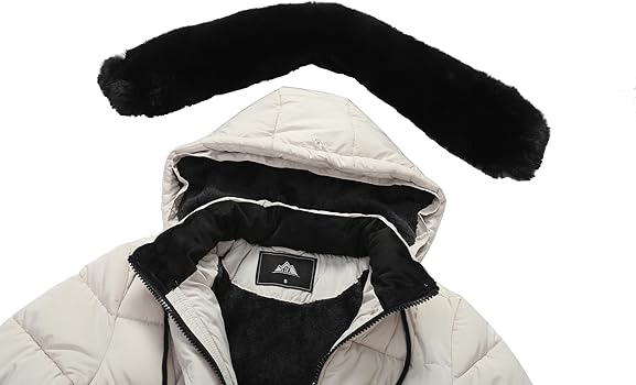 Amazon.com: MOERDENG Women's Waterproof Long Winter Coat Thickened