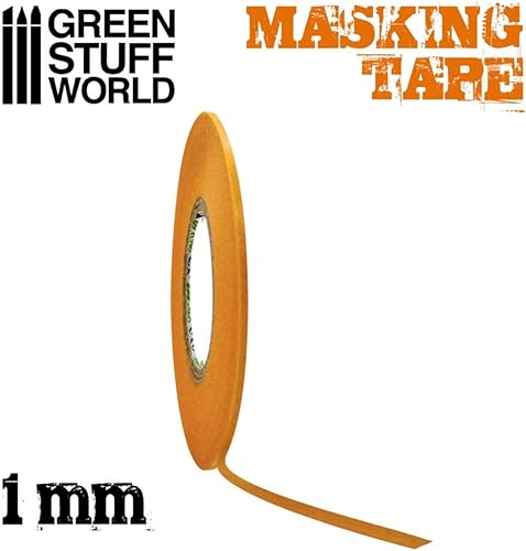 Miniatura 2 de Green Stuff World GSWD-2382 - Cinta adhesiva para pintura de modelos, 0.04 pulgadas (0.039 in) de ancho, cinta adhesiva para modelos de plástico