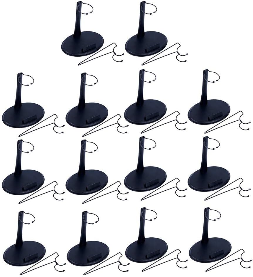 LoveinDIY 14Packs 12 inch Dolls Stand Plastic Action Figure Stand 1/6 Scape U