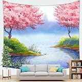 ✔Design parfait: Effet d'impression HD.Des couleurs vives et des images claires. Aucune odeur étrange. Pas de décoloration. Chaque tapisserie est soigneusement conçue et réalisée pour vous.