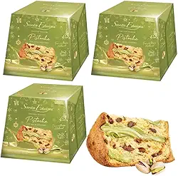 3 Panetone Recheado Brigadeiro Pistache Santa Edwiges 500g