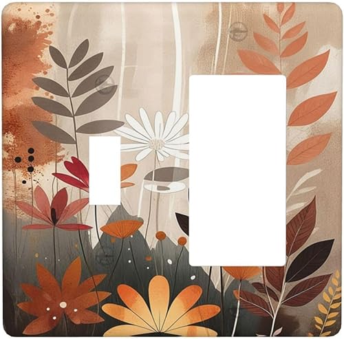 Miniatura 95 de Cubiertas de salida de textura abstracta moderna de mármol líquido Pintura abstracta púrpura Arte de pared Cubiertas de toma 1 banda Interruptor de