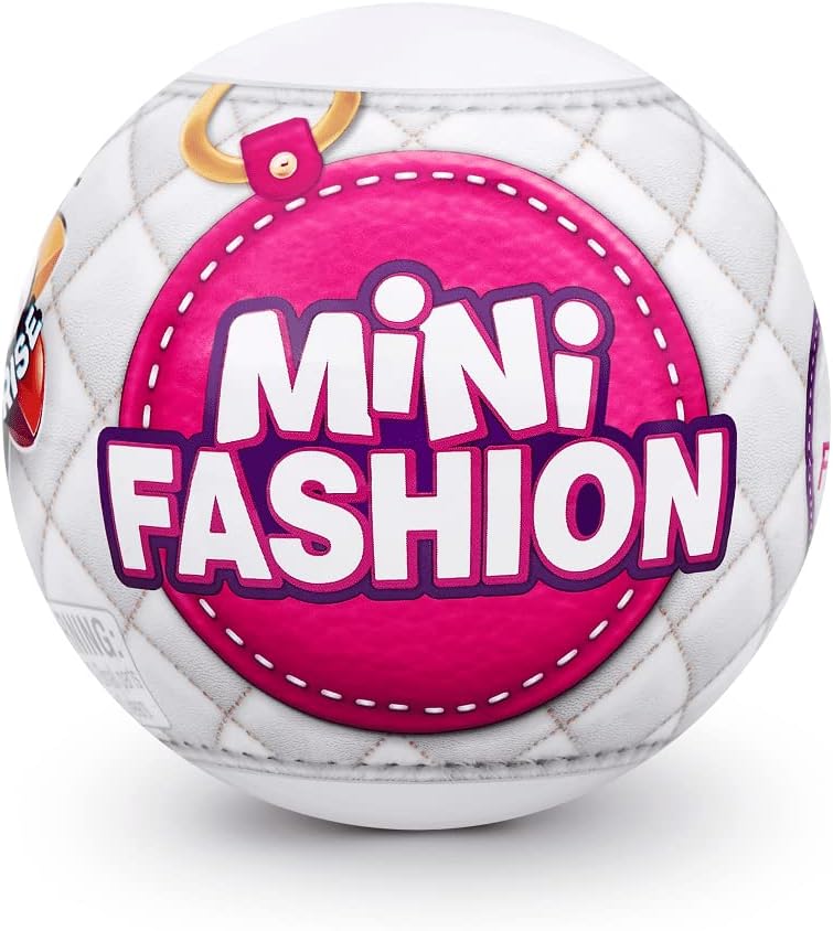 5 Surprise Mystery Capsule Real Miniature Collectible Mini Fashion Brands Series 1