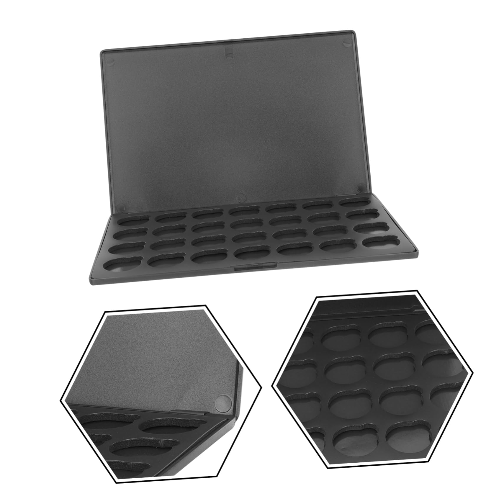 VALICLUD 4 Pièces Palette de Maquillage Vide Magnétique Boîte Diy pour Fards à Paupières Blush Pratique et pour Vos Projets Cosmétiques