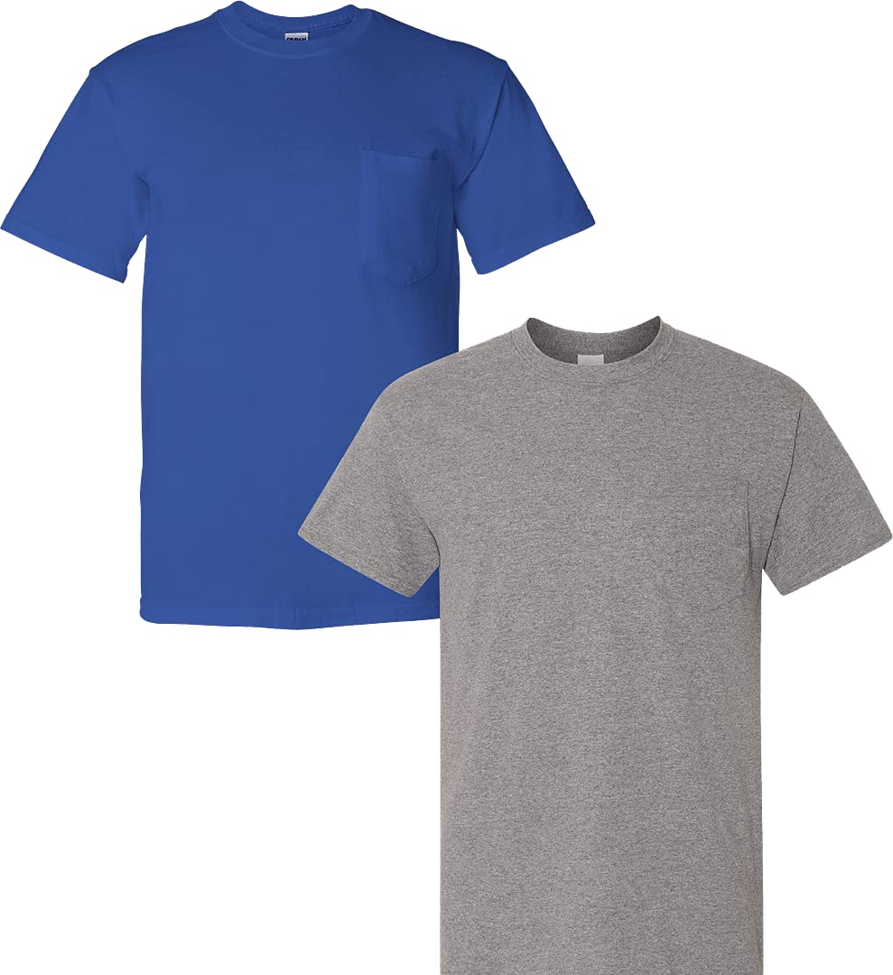 Gildan - DryBlend 50 Cotton/50 DryBlendPoly Pocket T-Shirt. 8908 