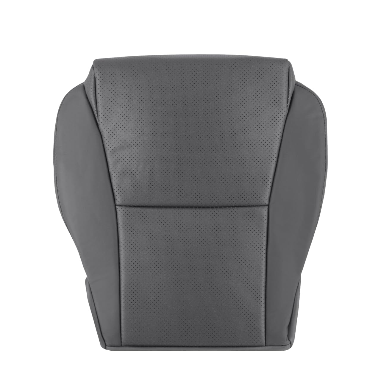 U.S.AutoSeatCover 2007 Compatible with Toyota Solara Convertible Front Driver Bottom Leather Seat Cover Gray