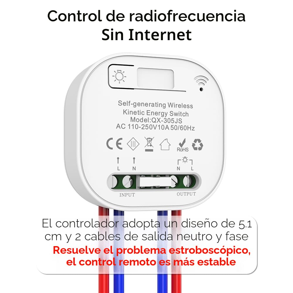 220v interruptores inalambricos autoalimentado cinetico interruptor sin cable sin bateria rf interruptor remoto pulsador inalambrico conmutador luz inalambrico para iluminacion del hogar