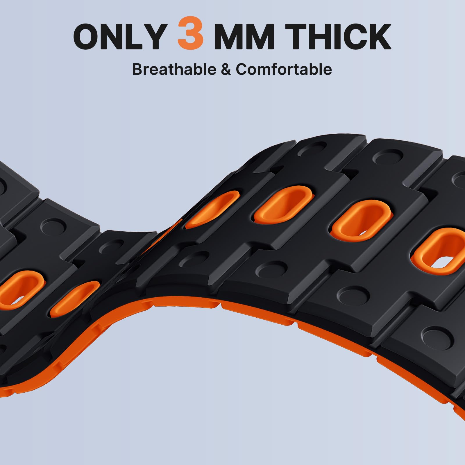 Bandletic Bracelet magnétique compatible avec Garmin Watch Quick Fit 20 mm