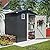 6x4 FT Outdoor Metal Storage Shed with Lockable Doors - Galvanized Steel Utility Tool Shed for Garden, Backyard, Patio, Lawn Equipment Storage, Weather-Resistant & Tool-Free Assembly