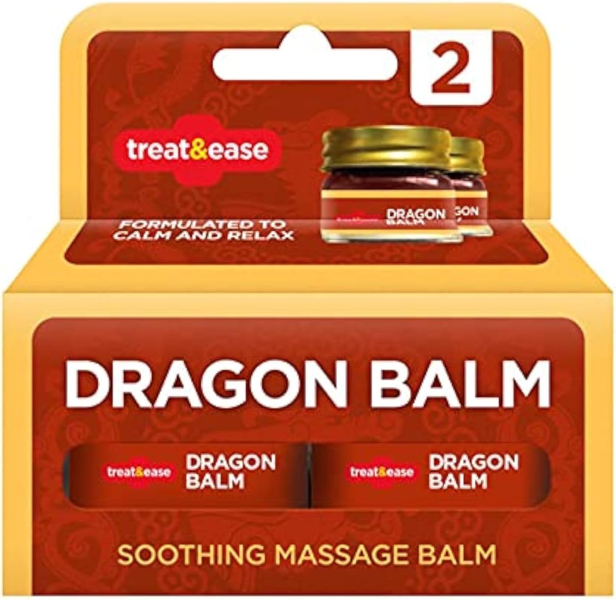 Dragon Balm Massage Balm Rub 2pk