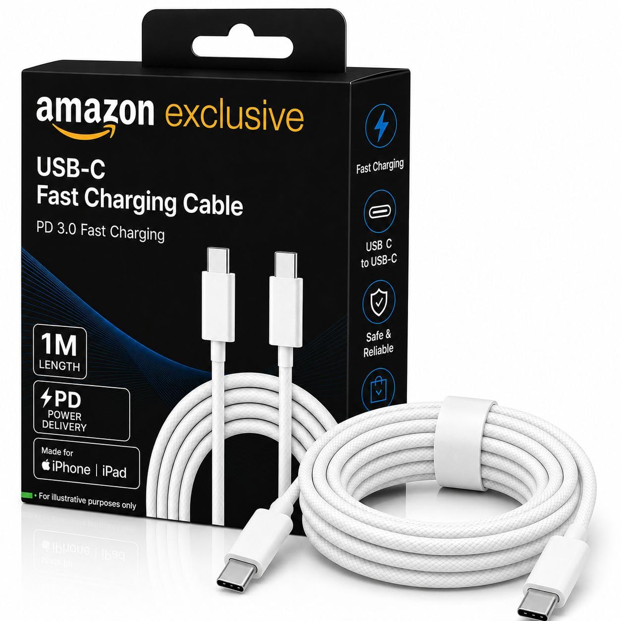 MFi Certified USB C to USB C Braided Fast Charging Cable for iPhone 17 Pro Max 17 Pro 17 Air 16 Plus 16 Pro 15 Samsung Galaxy S24 Ultra S23 S22 S21 FE iPad MacBook Laptop PD 3.0 Data Sync Cord White-image-45