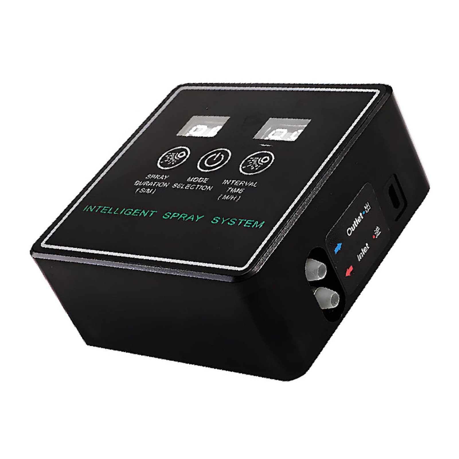 Nebulizzatore per rettili Sistema di spruzzatura intelligente Controller touchscreen Rettile Mister Automatico con timer Ugelli nebulizzatori regolabili a basso rumore a 360 gradi per terrari Anfibi