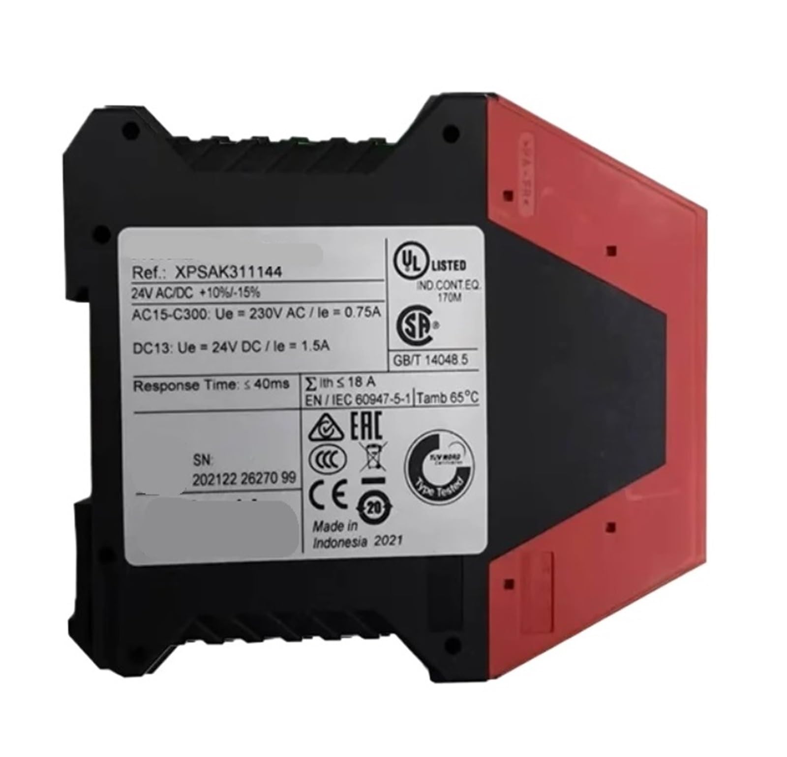 CLEUFWKO Relay XPSBAC14AP XPSUAF13AP XPSAF5130 XPSAK311144 XPSAC5121 XPSAK371144 XPSAC3721 XPSAC5121P(XPSBAC14AP)