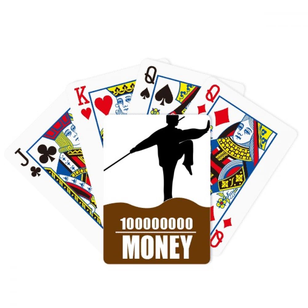 Kung Fu Chinese Shaolin Stick Martial Art Poker Playing Card Funny Hand Game
