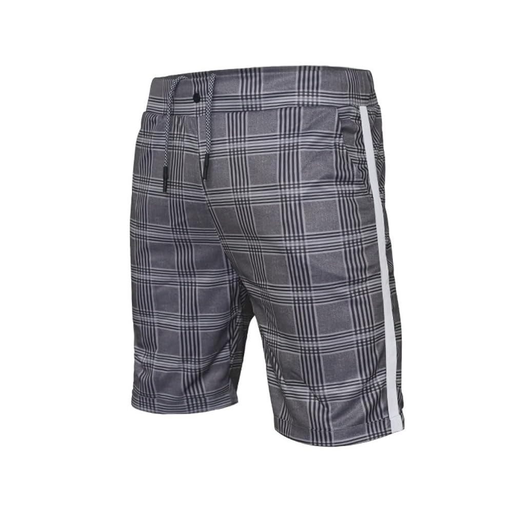 【未使用】rough＆swell チェック柄 ハーフパンツ メンズL Yahoo!オークション -「ラフ スウェル」(パンツ、スラックス
