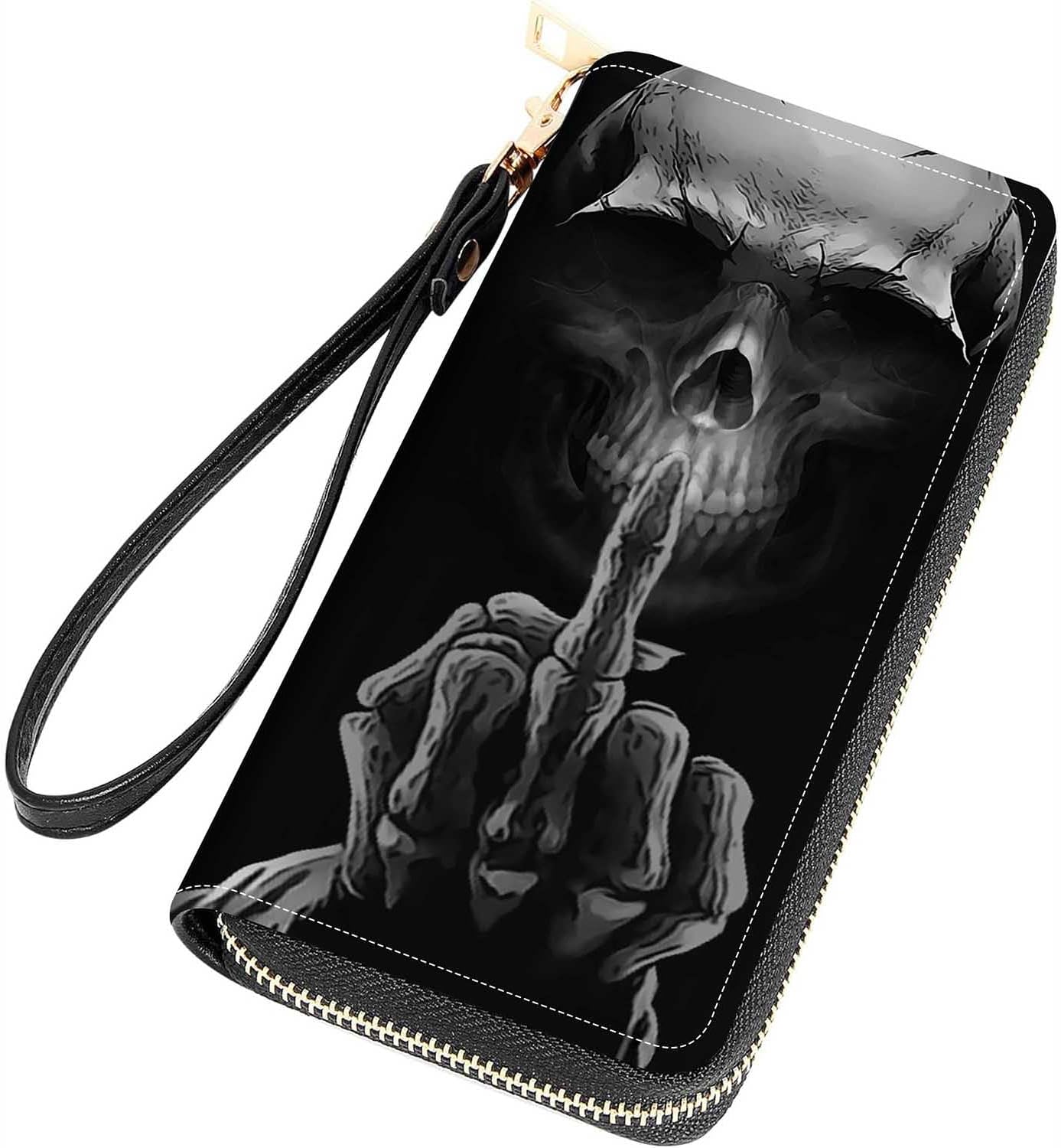 Women Large Capacity Wallets PU Leather Zipper Clutch Purse for Smart Phone/Card/Coin/Cash