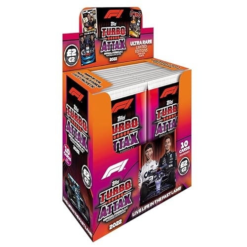 Topps Turbo Attax Formula 1 2022, Tarjetas de Coleccionismo - Caja Completa, FS0003202D Cover