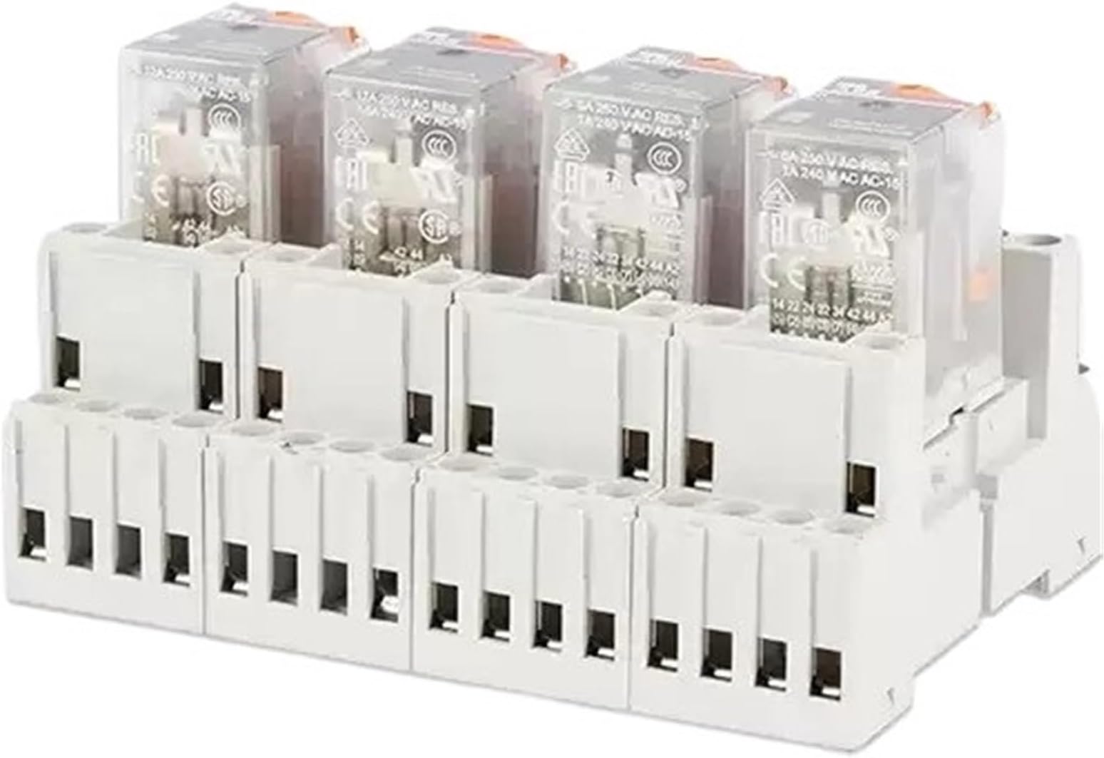 1Pcs CR-M Series Intermediate Small Relay CR-M024DC2L/DC3L/DC4L CR-M230AC2L/AC3L/AC4L CR-M2SS/3SS/4SS(CR-M024DC4L DC24V) Control Relays