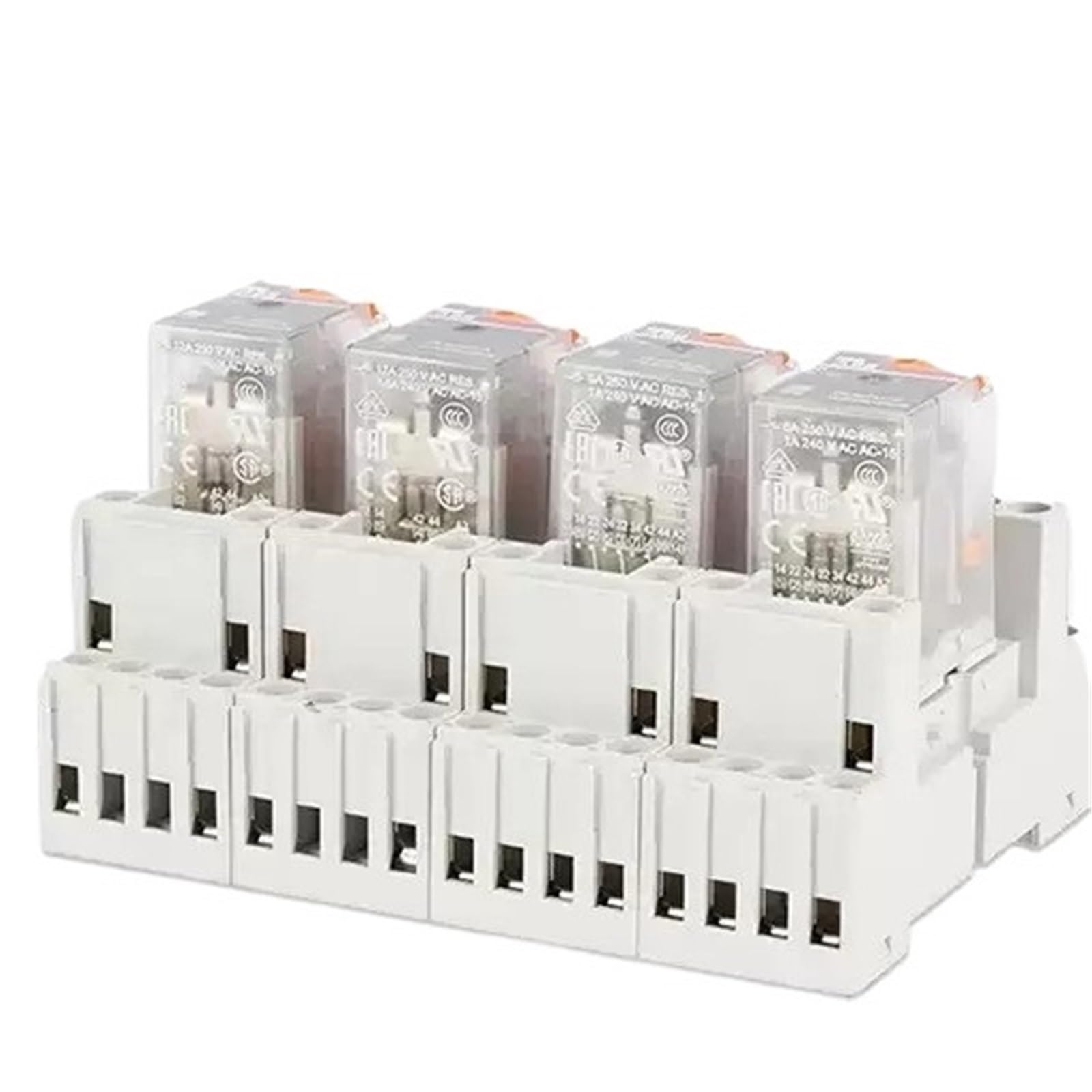 Relais CR-M230AC4L miniature pour embase CR-M4SS et commutation de puissance
