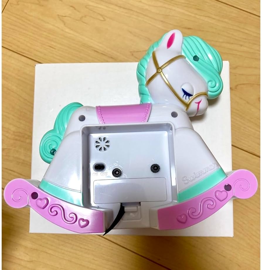 Amazon.co.jp: swimmerスイマー 木馬ちゃんクロック 置き時計 : ホーム