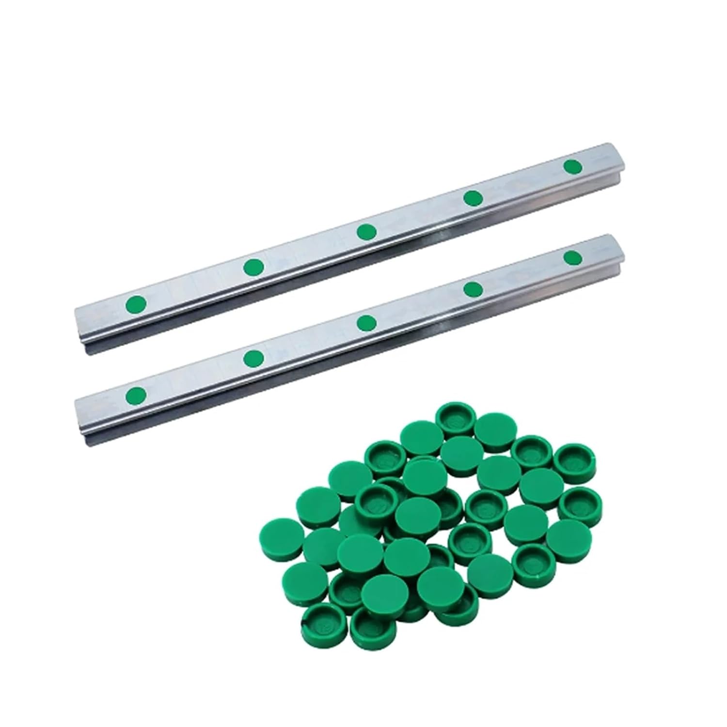 MHCN Linear Guides Kit 2 Pcs HGR25 Length 550mm-2000mm Linear Rails + 4 Pcs HGH25CA / HGW25CC Block Carriages for CNC Router(2 Rails 4 HGW25CC,1000mm)
