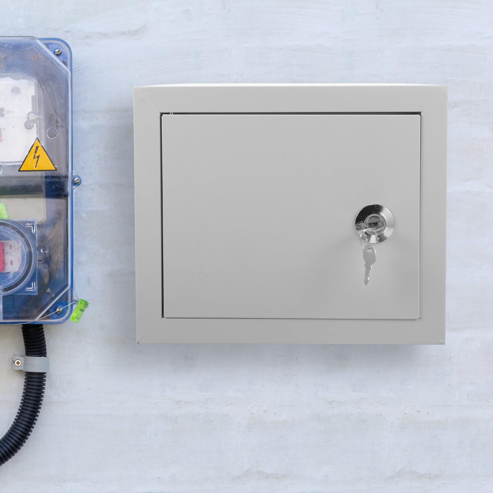 DOITOOL Caja Eléctrica de Aluminio para Montaje en Pared, Resistente Intemperie y Temperaturas Extremas, Adecuado para Entornos Comerciales y Exteriores