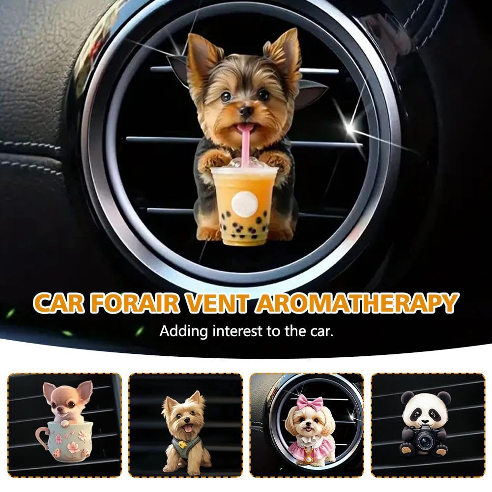 Cute Air Vent Clips Car Accessories Creative Animal Car Air Vent Clips Cartoon Car Air Freshener Vent Clip — view 4